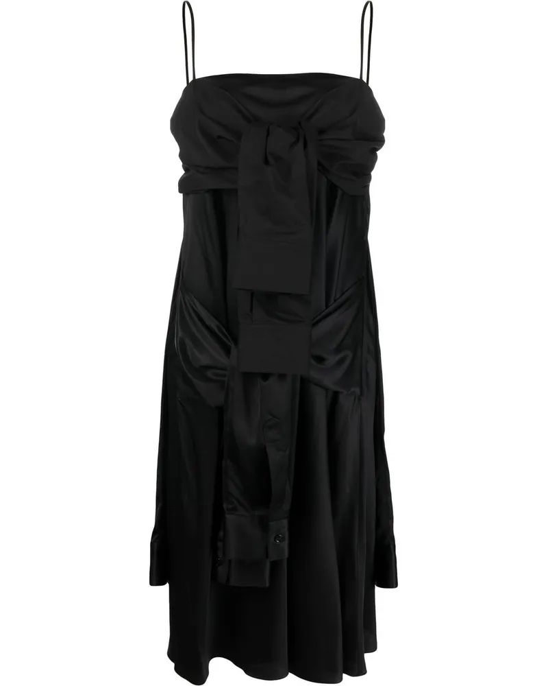 Maison Margiela Kleid mit Knotendetail - Schwarz Schwarz