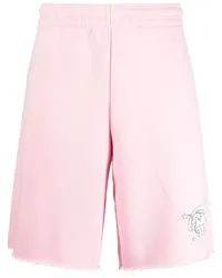 VETEMENTS Joggingshorts mit Illustrations-Print Rosa