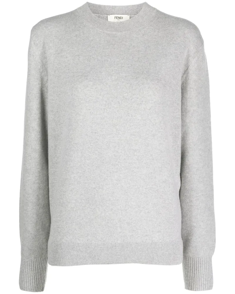 Fendi Pullover mit Rundhalsausschnitt - Grau Grau
