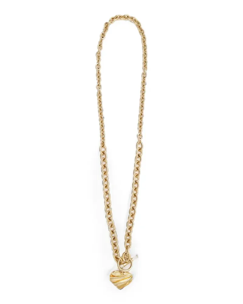 Chloé heart-pendant chain necklace - Gold Gold