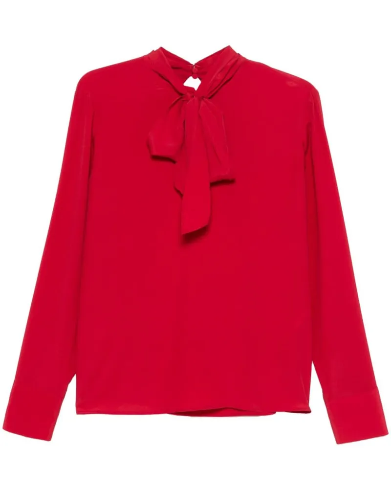 Twin-Set Bluse mit Schaldetail - Rot Rot