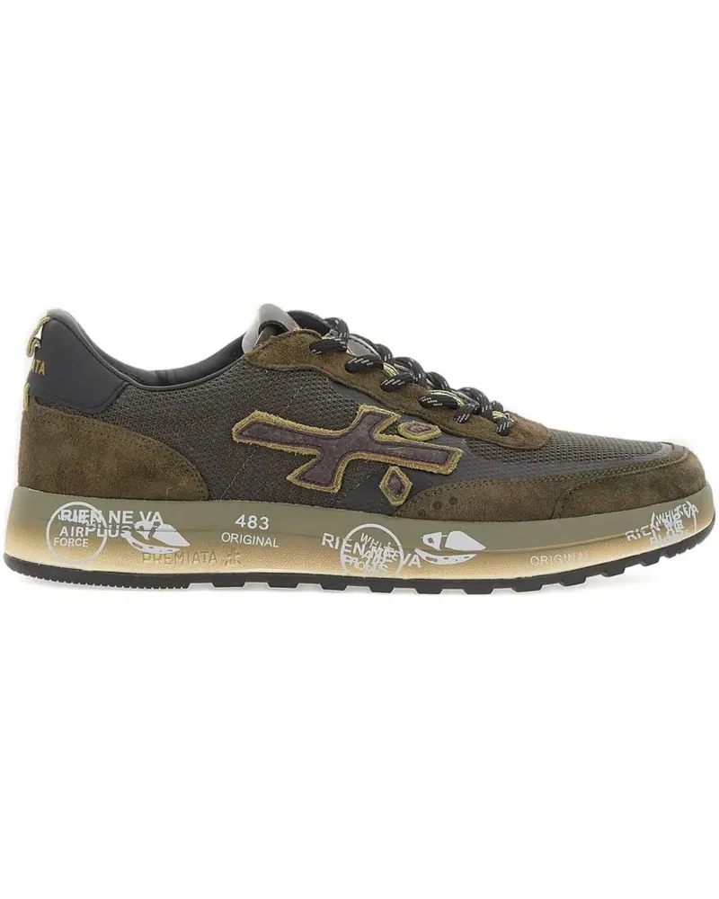 Premiata Nous 7731 mesh suede sneakers - Braun Braun
