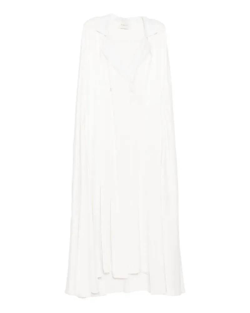 SHATHA ESSA Maxikleid aus Satin - Weiß Weiß
