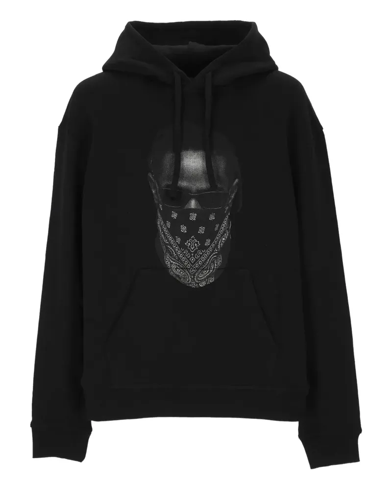IH NOM UH NIT Hoodie mit Bandana-Print - Schwarz Schwarz