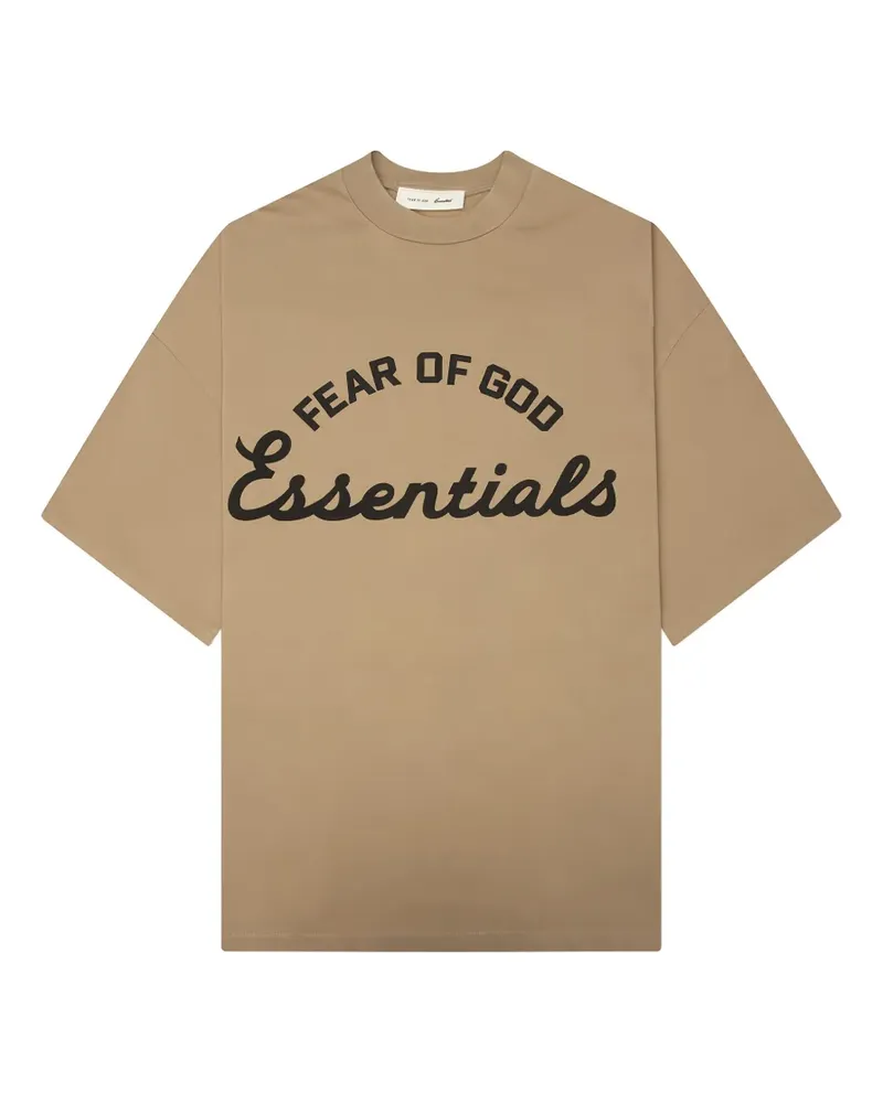 Fear of God Training 90s logo-print T-shirt - Nude Nude