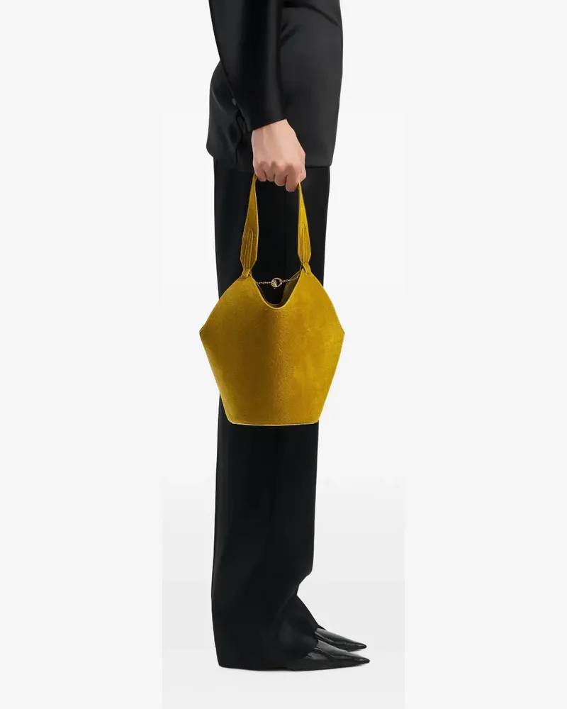 KHAITE Mini Lotus Tote Bag - Grün Grün