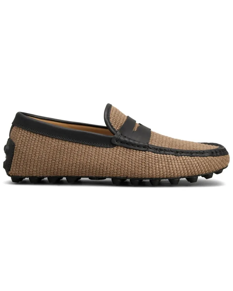 TOD'S Loafer in Colour-Block-Optik - Nude Nude