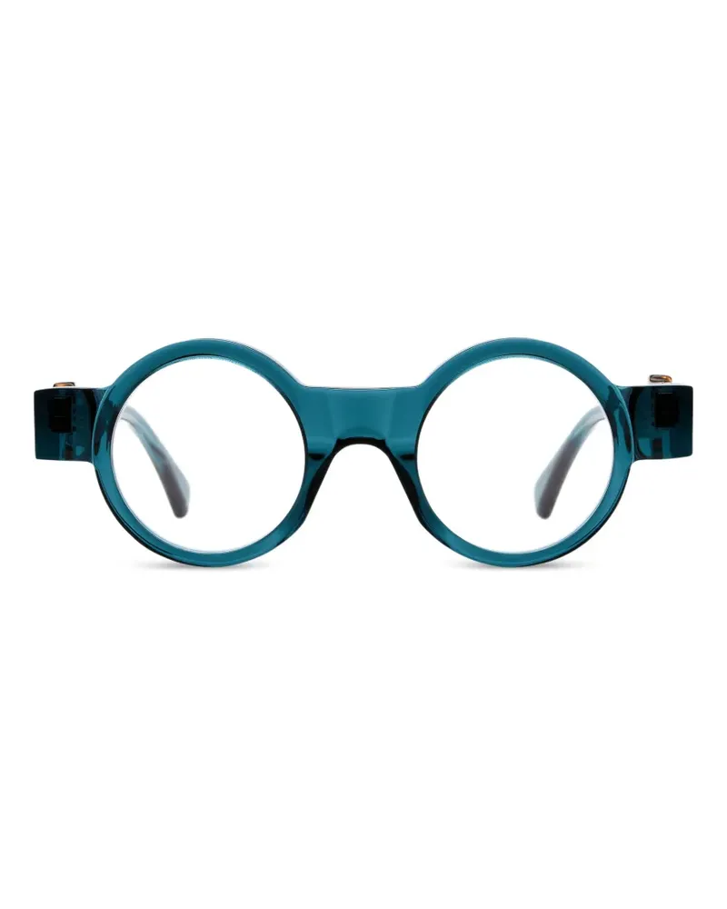 KUBORAUM Brille mit rundem Gestell - Blau Blau