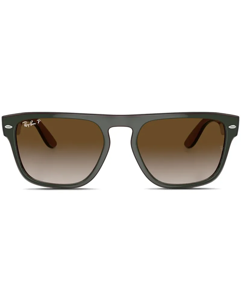 Ray Ban Sonnenbrille mit eckigem Gestell - Grün Grün