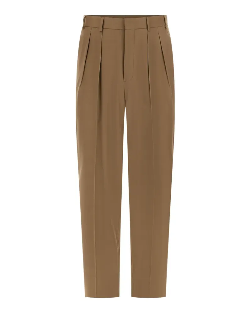 Corneliani Bundfaltenhose mit geradem Bein - Nude Nude