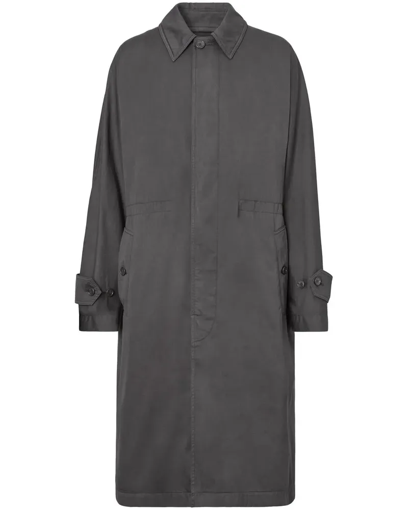 Burberry Klassischer Mantel - Grau Grau
