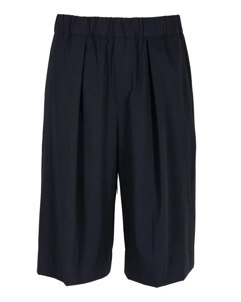 STAUD Hayes Shorts mit Falten - Schwarz Schwarz