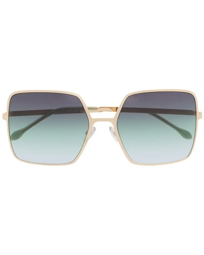 Isabel Marant Sonnenbrille mit Oversized-Gestell - Gold Gold
