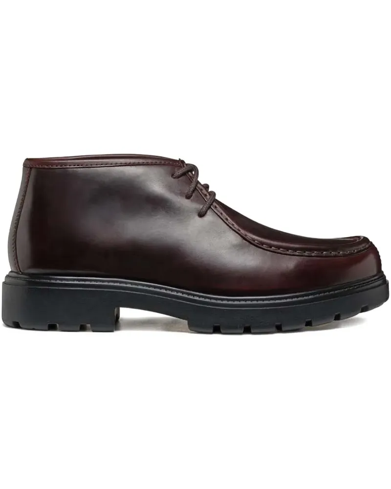 Geox Knöchelhohe Schnürstiefel - Rot Rot