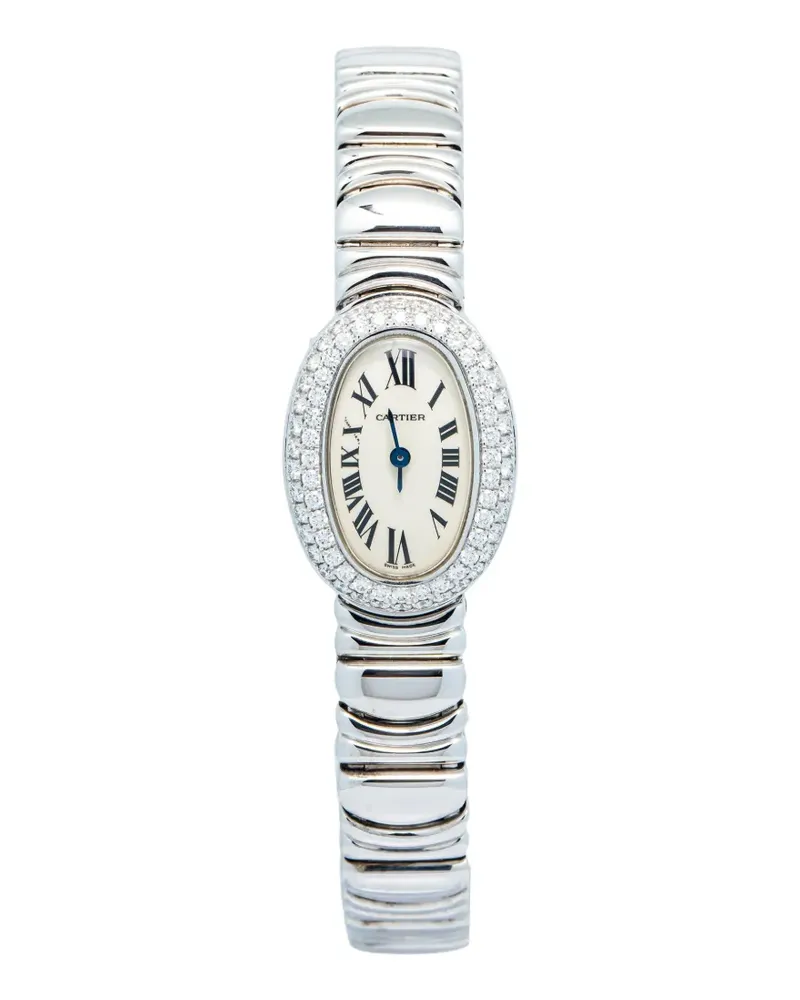 Cartier Mini Baignoire diamond 18mm watch - Nude Nude