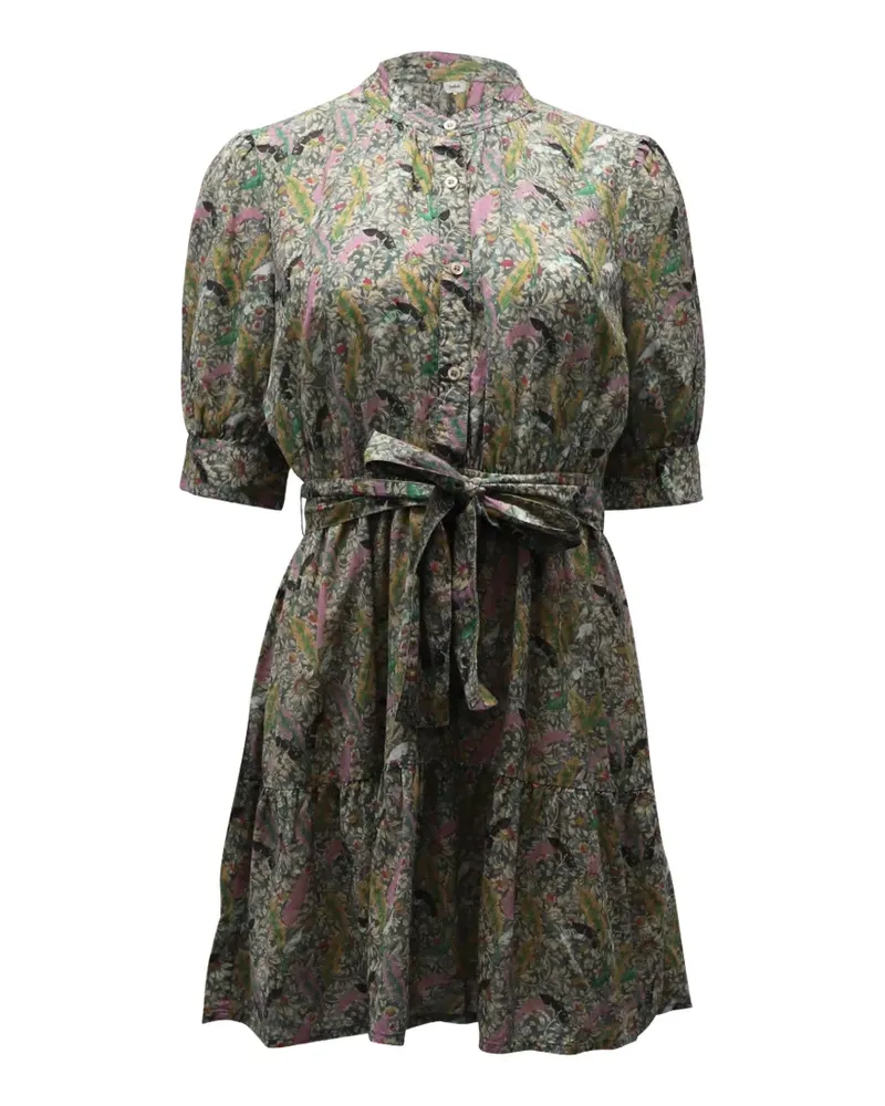 ba&sh Kleid mit Blumen-Print - Grün Grün