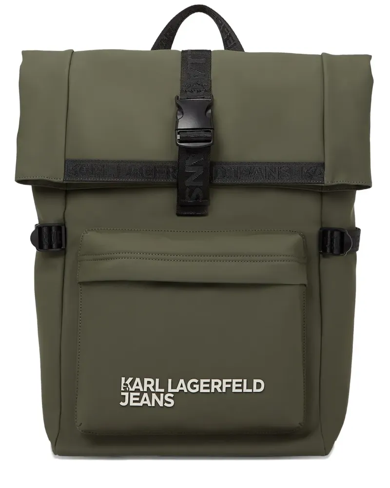 Karl Lagerfeld Rucksack mit Rollverschluss - Grün Grün