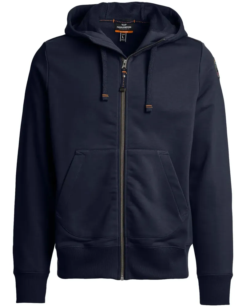 Parajumpers Kapuzenjacke mit Logo-Patch - Blau Blau