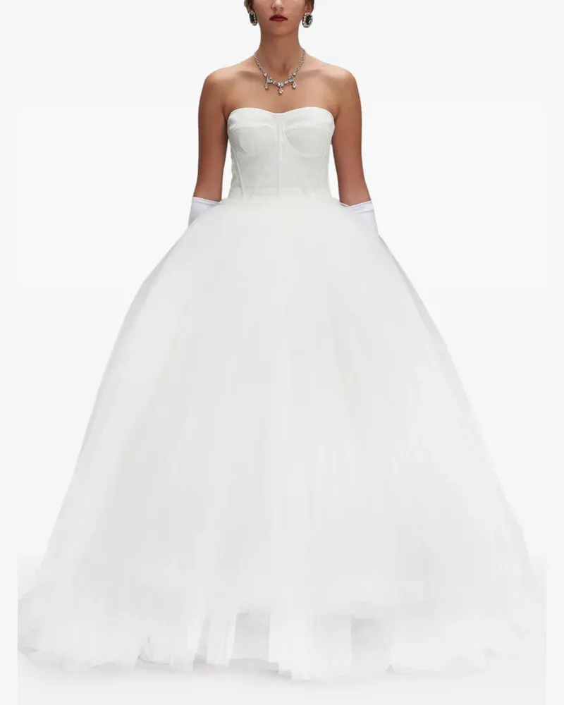 Dolce & Gabbana off-shoulder bridal dress - Weiß Weiß