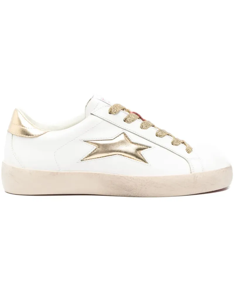 ISHIKAWA Sneakers aus Leder - Weiß Weiß