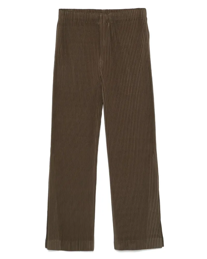 Issey Miyake Hose aus Cord - Grün Grün