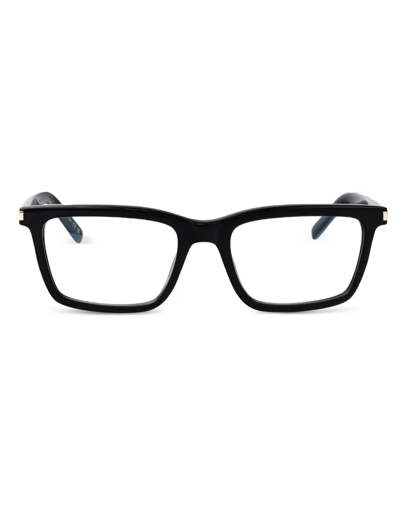 Saint Laurent Brille mit eckigem Gestell - Schwarz Schwarz