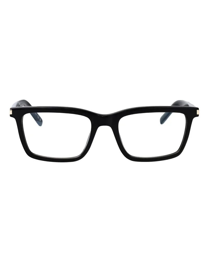 Saint Laurent Brille mit eckigem Gestell - Schwarz Schwarz