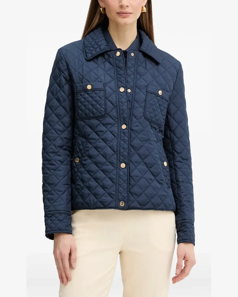 Fracomina Gesteppte Jacke mit Druckknöpfen - Blau Blau