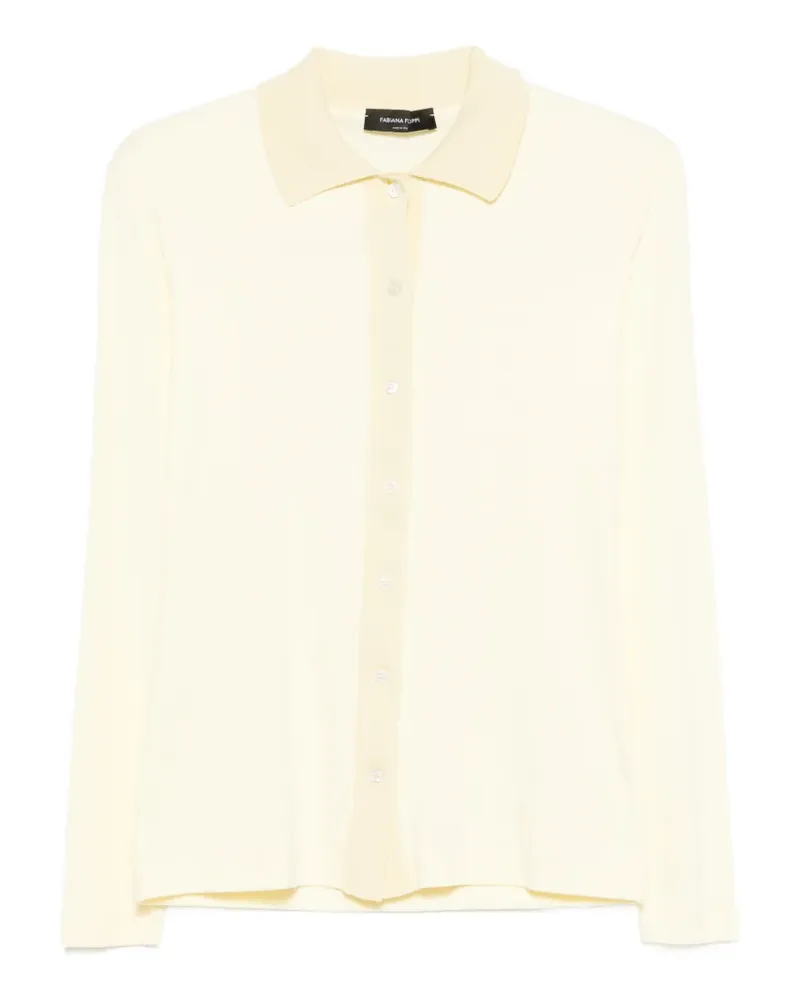 Fabiana Filippi Geknöpfter Cardigan - Gelb Gelb