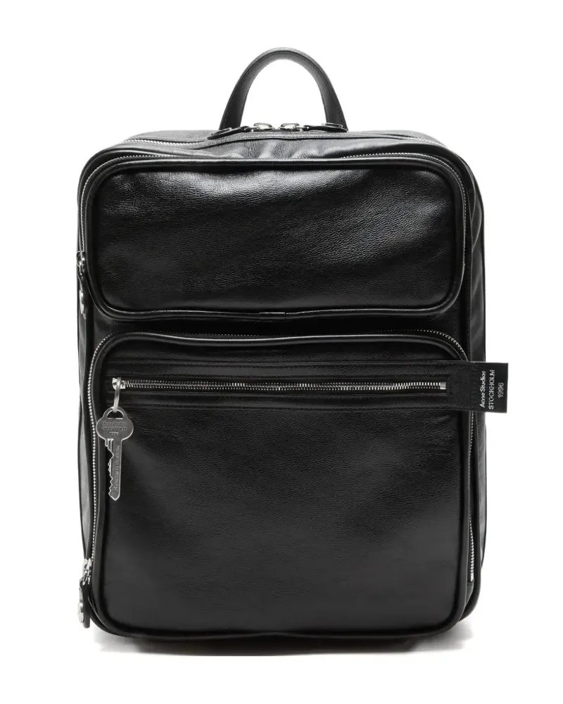 Acne Studios Rucksack mit Henkel - Schwarz Schwarz
