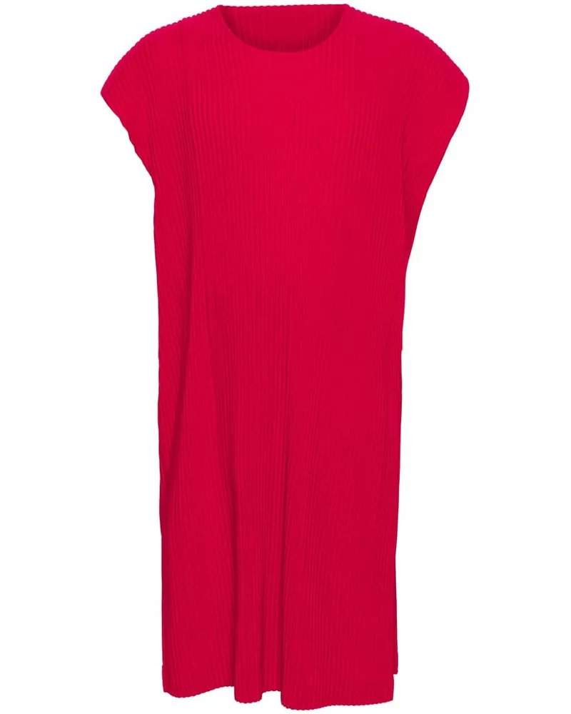 Issey Miyake Plissierte Weste - Rosa Rosa