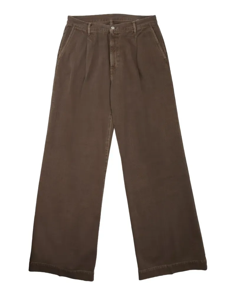 nine:inthe:morning pleated palazzo pants - Braun Braun