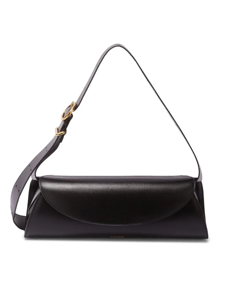 Jil Sander Kleine Cannolo Schultertasche - Schwarz Schwarz