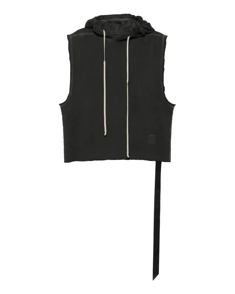 DRKSHDW by Rick Owens Ärmelloser Hoodie mit Kordelzug - Schwarz Schwarz