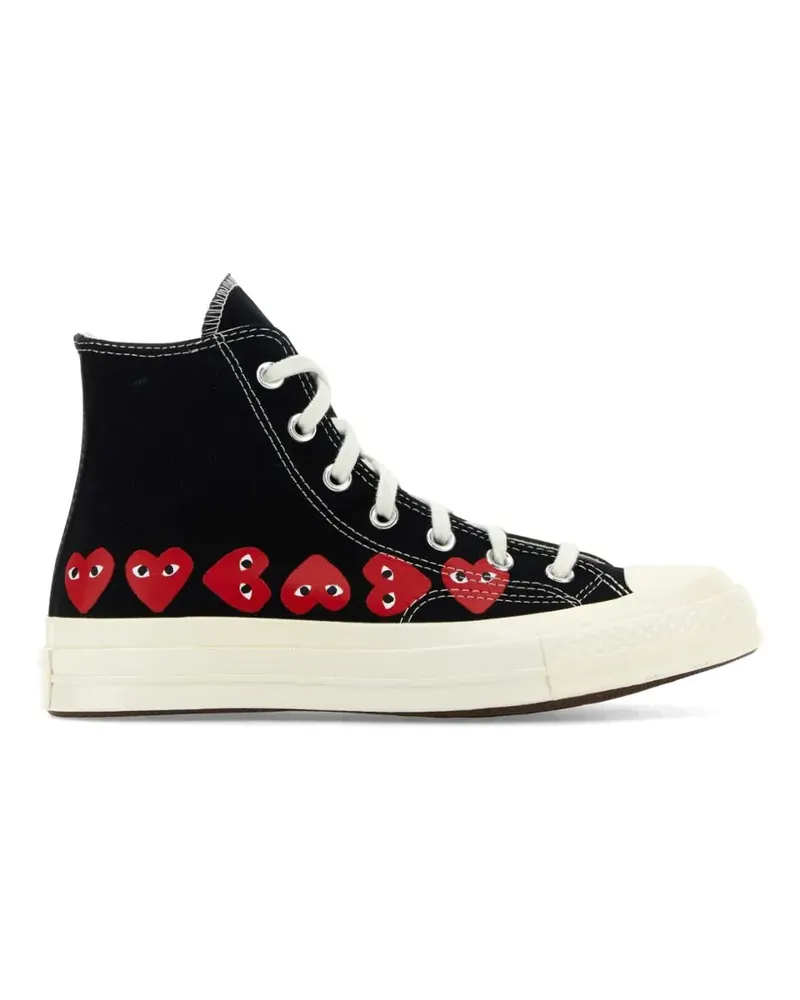 Comme des Garçons x Converse Chuck 70 Multi Heart Sneakers - Schwarz Schwarz