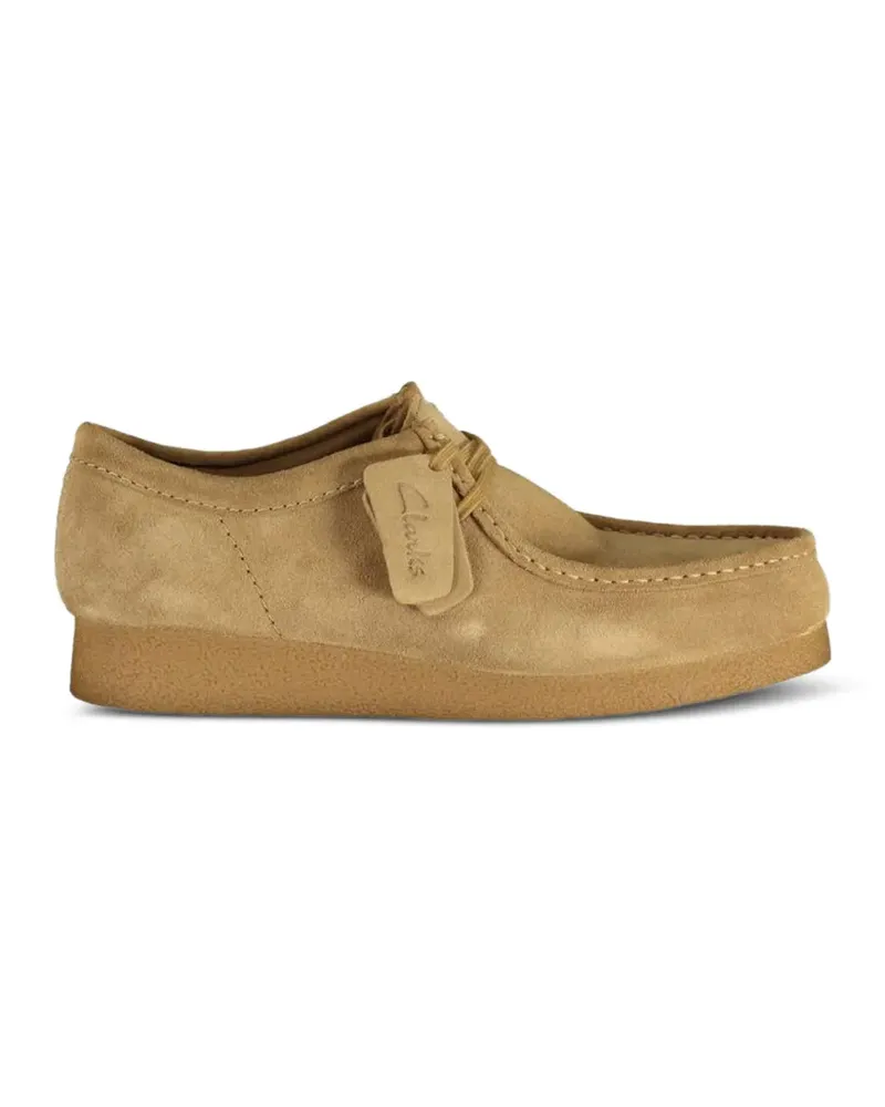 Clarks Wallabee Loafer aus Wildleder - Nude Nude