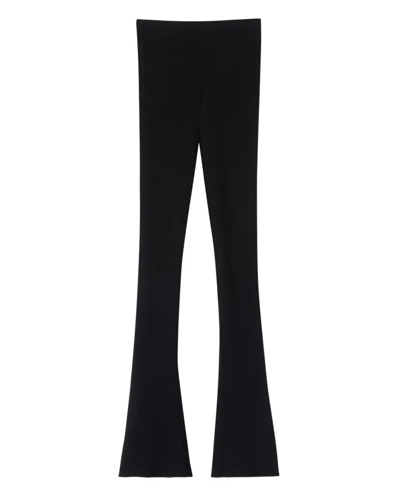 Ermanno Scervino Gerippte Leggings - Schwarz Schwarz