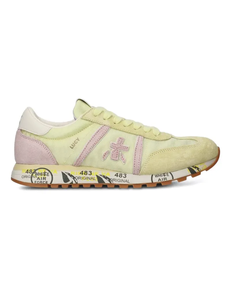 Premiata LucyD 8141 Sneakers mit Einsätzen - Gelb Gelb