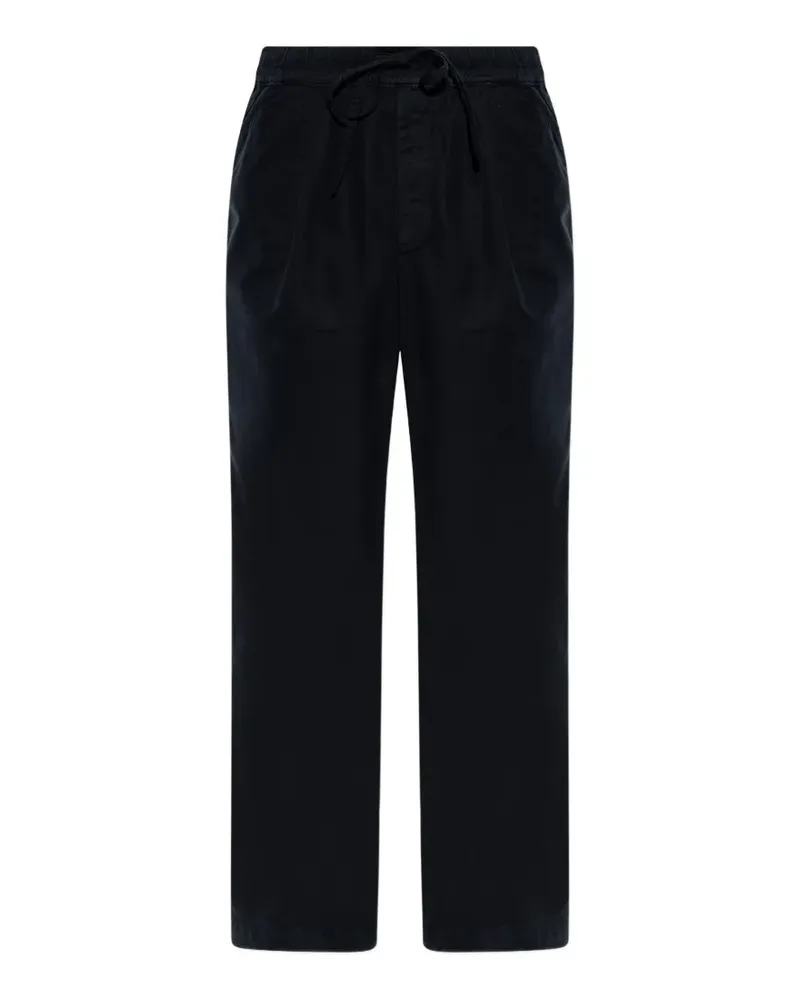Officine Generale Peterson drawstring-waistband trousers - Schwarz Schwarz