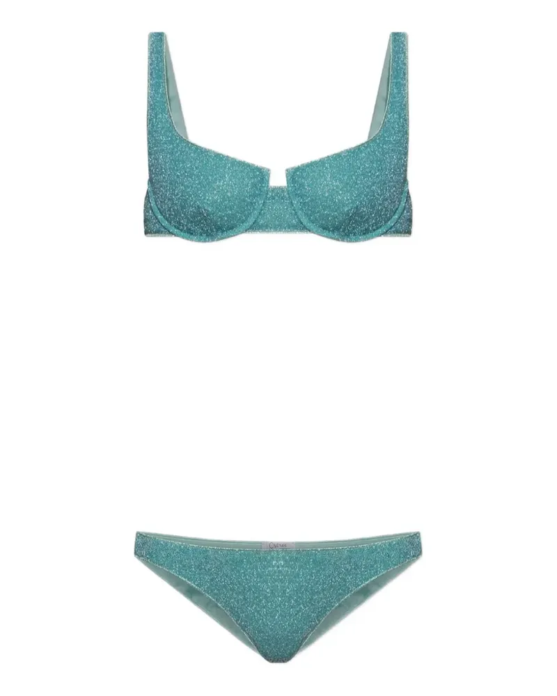 Oséree Bikini aus Lurex - Blau Blau