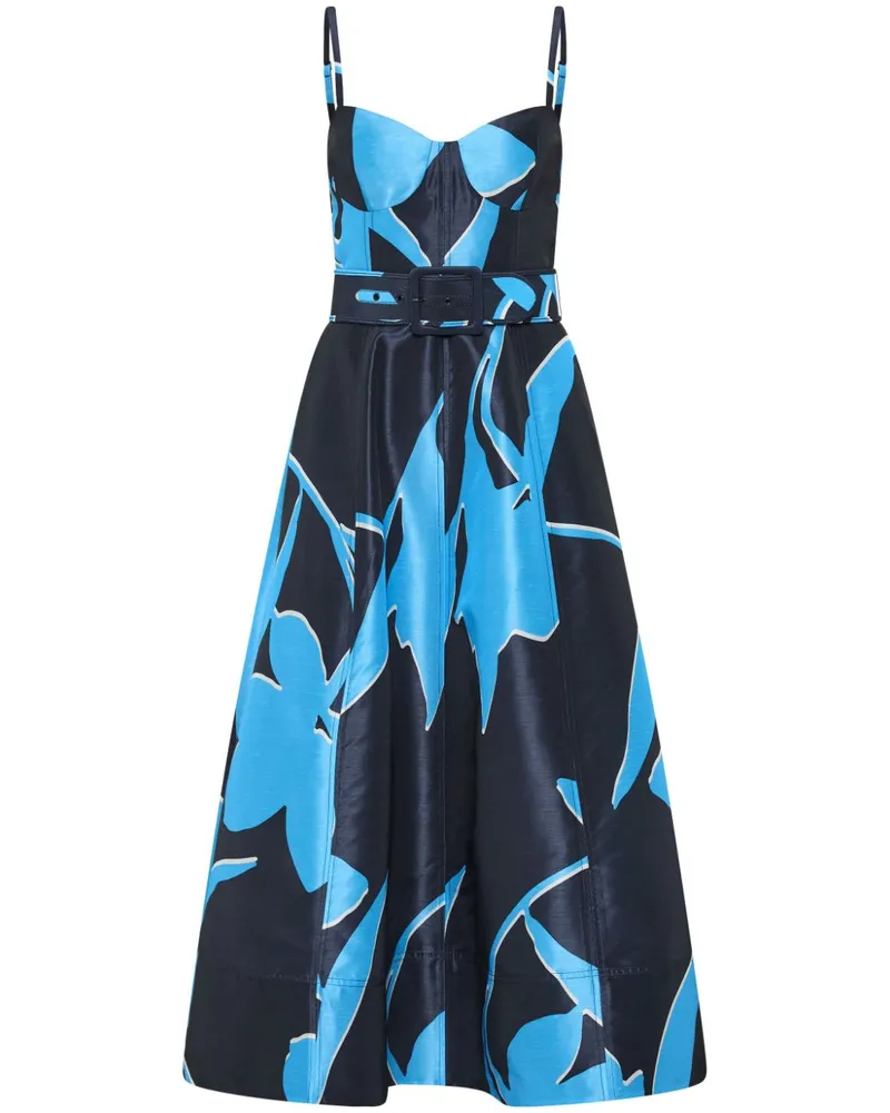 Rebecca Vallance Azzurra Midikleid - Schwarz Schwarz