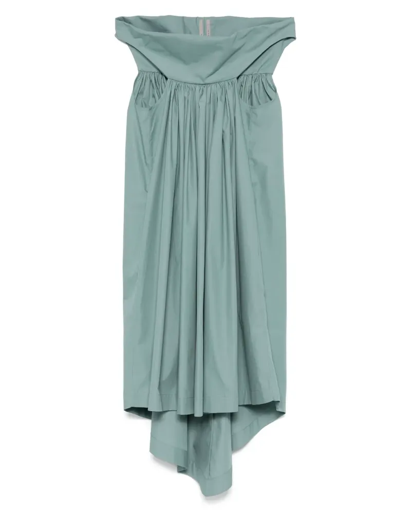 Rick Owens Asymmetrisches Midikleid - Grün Grün