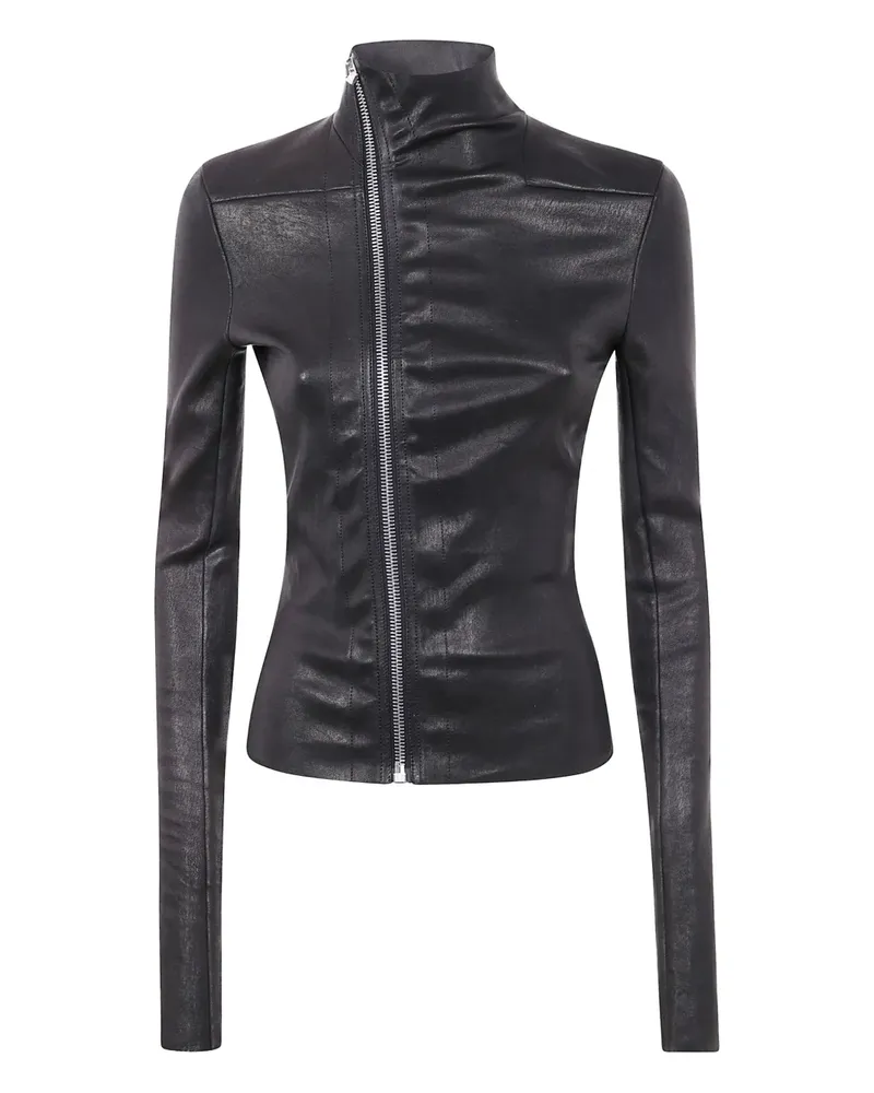 Rick Owens Jacke mit Stehkragen - Schwarz Schwarz