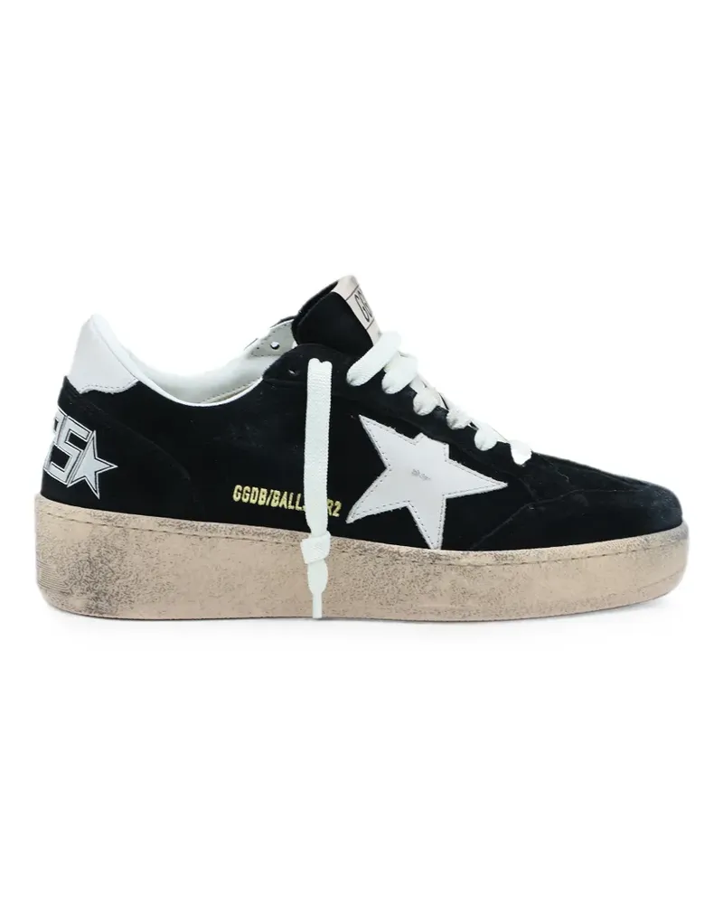 Golden Goose star-patch distressed-effect sneakers - Schwarz Schwarz