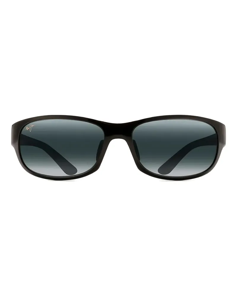 Maui Jim Twin Falls Sonnenbrille mit eckigem Gestell - Schwarz Schwarz