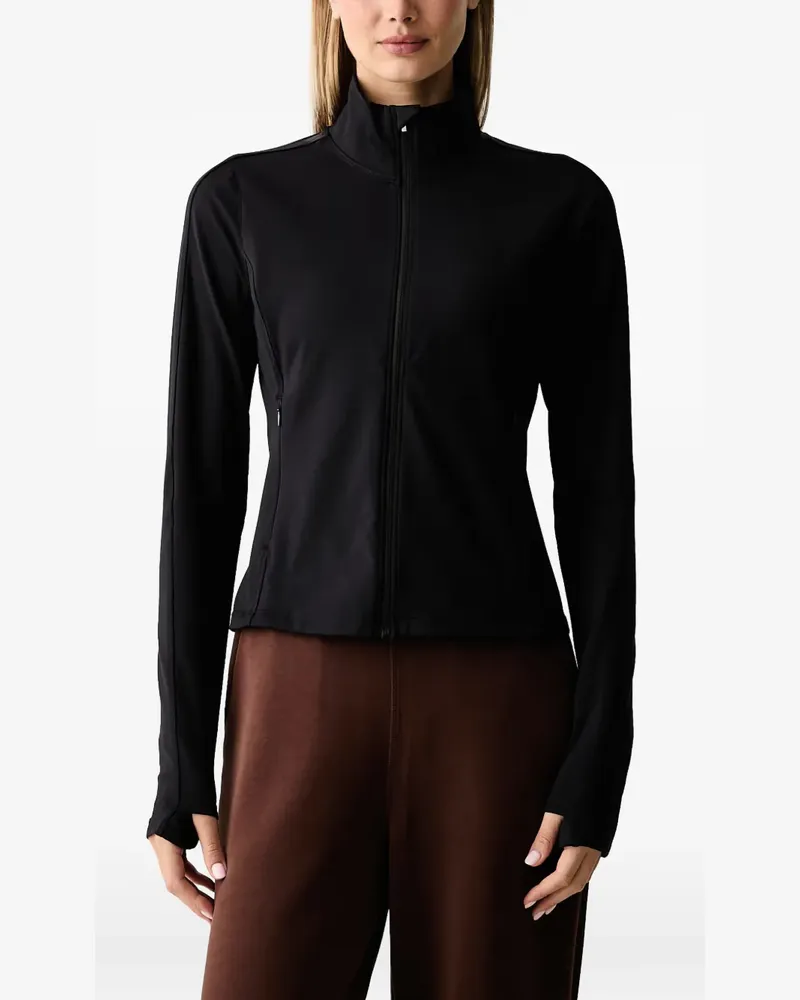 Casall zip-up high-neck jacket - Schwarz Schwarz