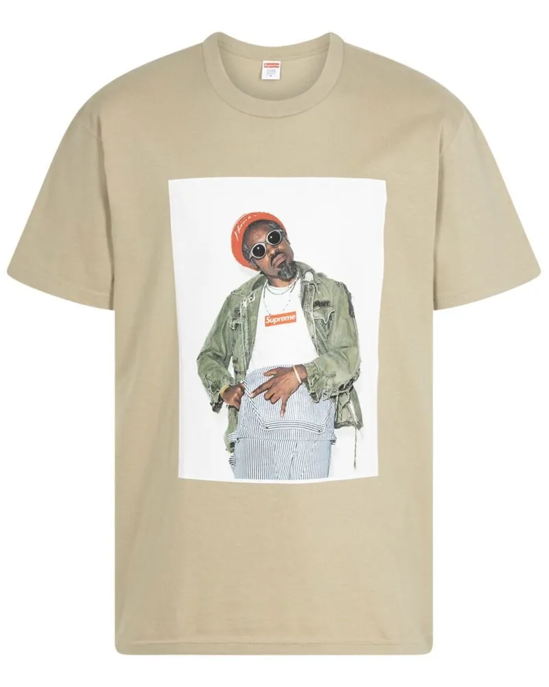 Supreme Being Andre 3000 T-Shirt mit Print Nude