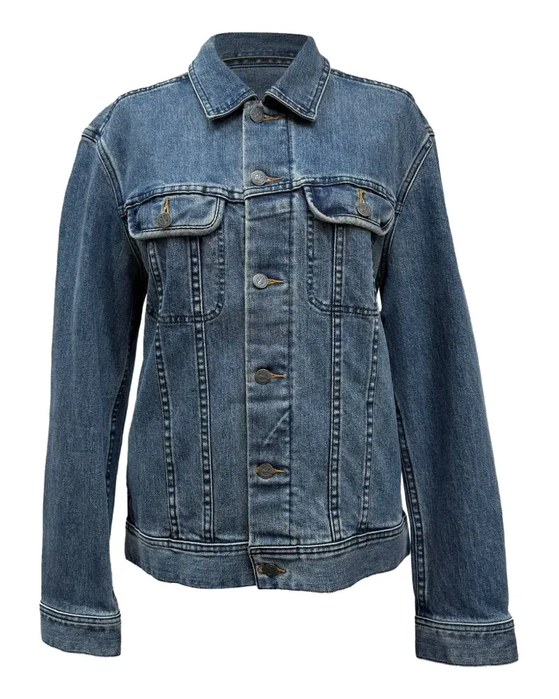 A.P.C. buttoned chest-pockets denim jacket - Blau Blau