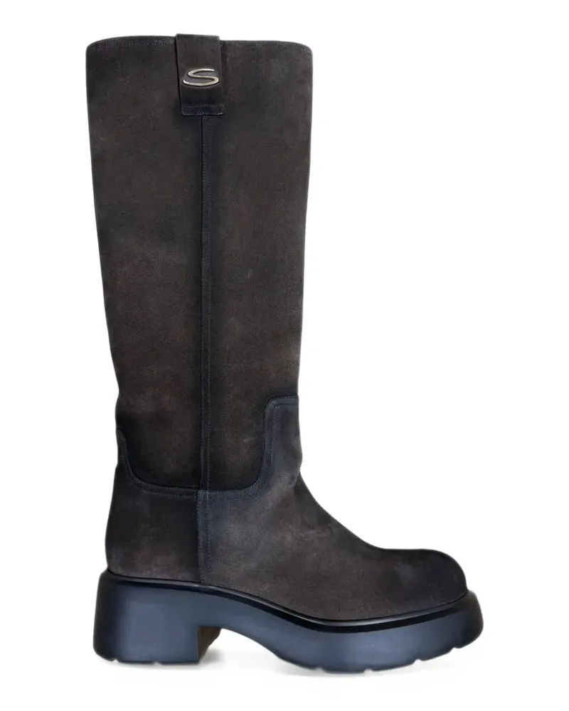 Santoni Easy platform boots - Grau Grau