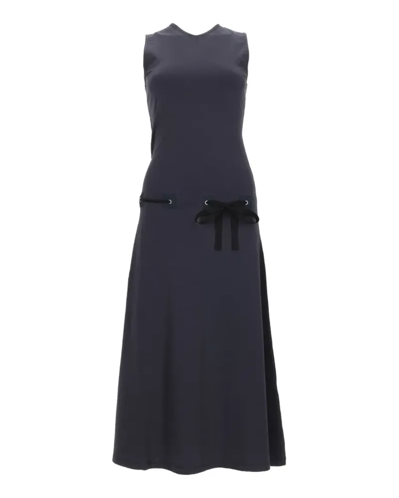 Paloma Wool Suni bow-detail sleeveless midi dress - Blau Blau
